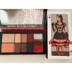 ￼ Rude cosmetics Queen of hearts face palette 6 Shades 3 Lip Blush Highlighter